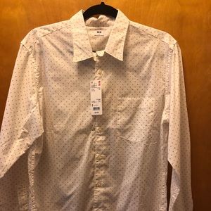Uniqlo Extra Fine Broadcloth Long Sleeve Shirt